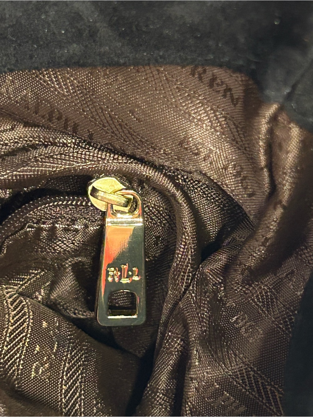 NWOT Ralph Lauren Indian Cove black suede hobo - Picture 13 of 16